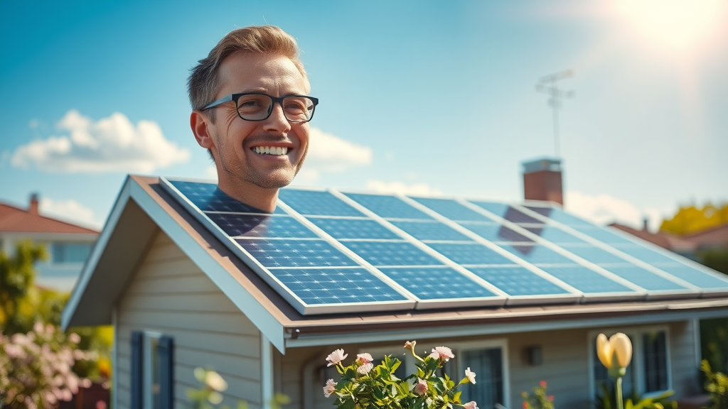 Solar thermal panels on a modern home’s roof, providing renewable energy heating and water heating efficiency