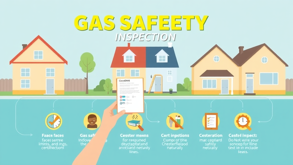 gas safe engineers chesterfield infographic steps of gas safety inspection Chesterfield homes