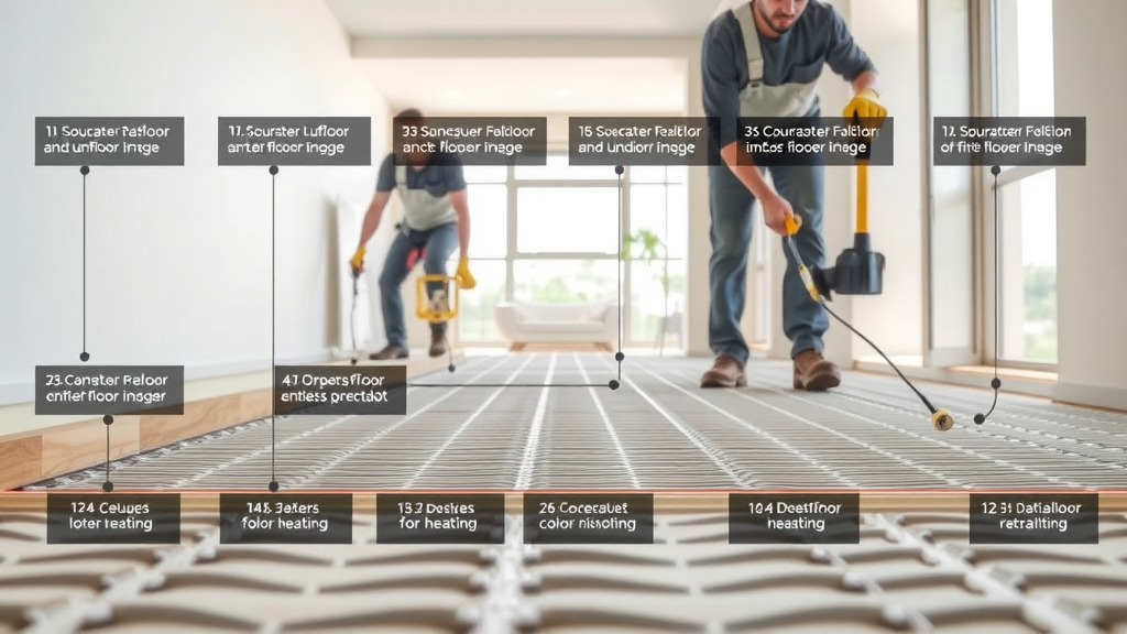 step-by-step underfloor heating installation in Chesterfield home