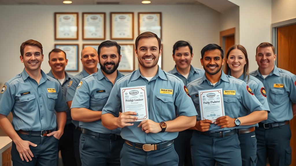 experienced team of commercial plumbers certifications insurance training chesterfield plumber