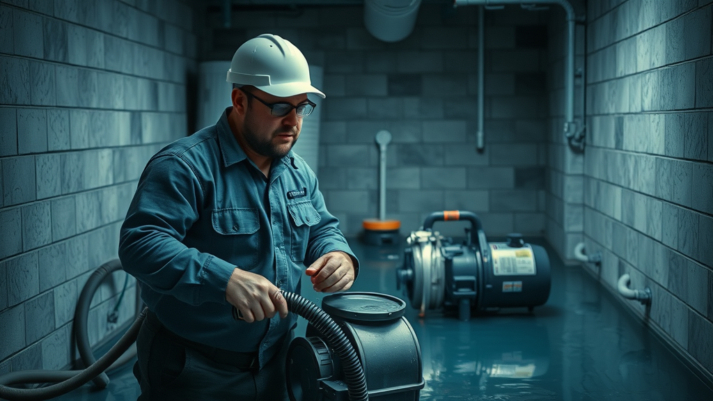vigilant plumber with sump pump - emergency plumbing repair services Chesterfield