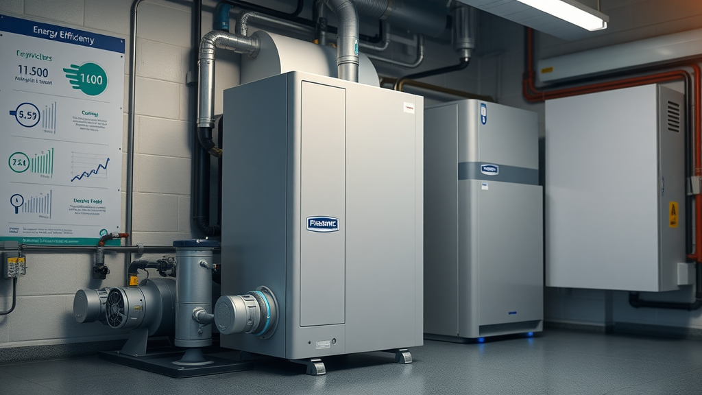 modern heat pump for underfloor heating system Chesterfield efficiency