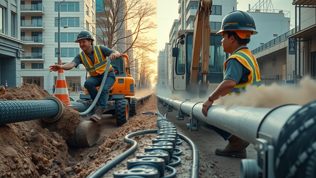 Trenchless pipe repair and traditional excavation compared for Chesterfield commercial properties – trenchless pipe, sewer line repair