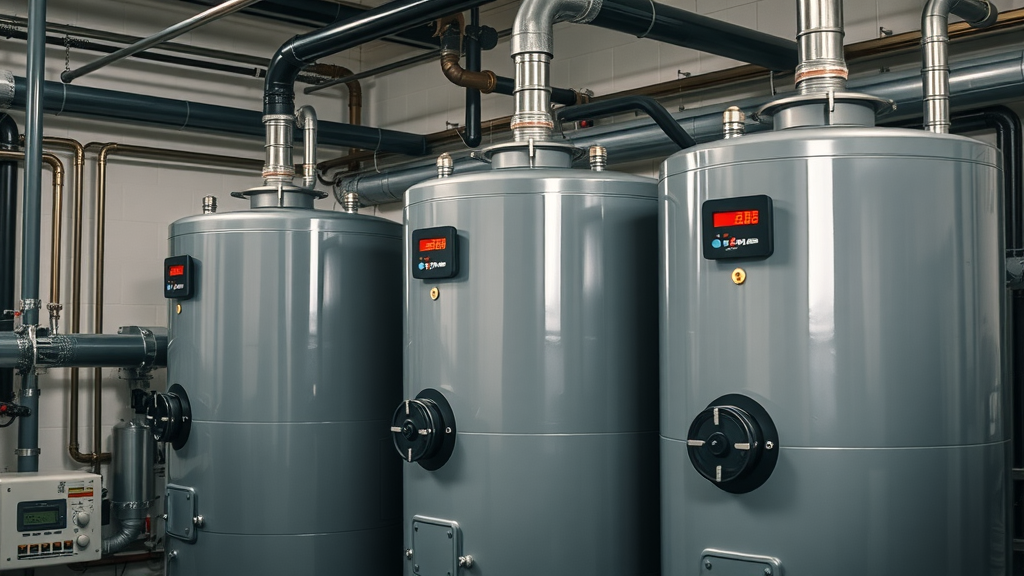 industrial water heater system chesterfield with modern controls