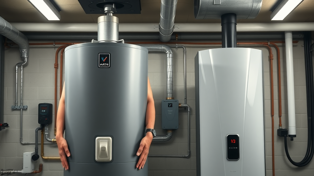 Comparison of tank and tankless commercial water heaters in Chesterfield