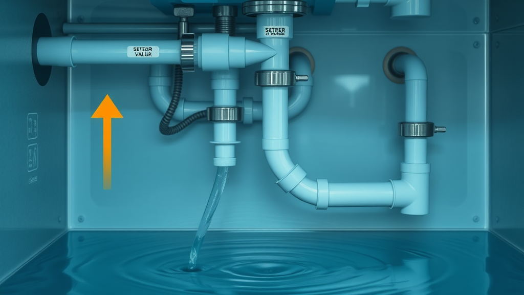 Innovative plumbing system with colored PEX pipes, sensors, and smart monitoring features
