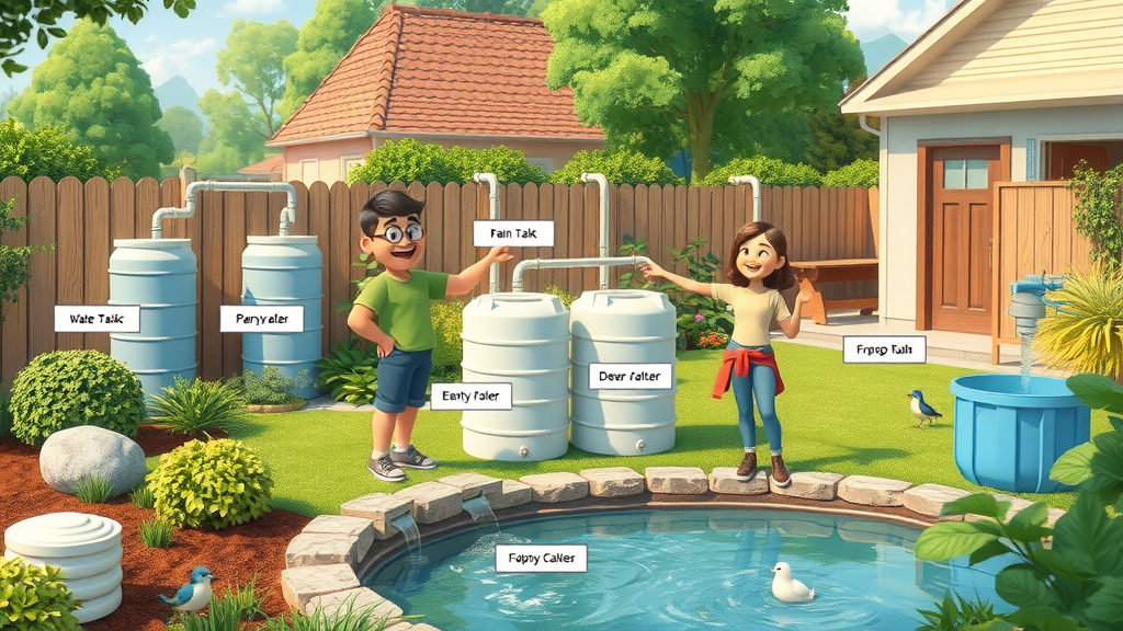 family demonstrating rainwater and greywater recycling for sustainable plumbing and heating
