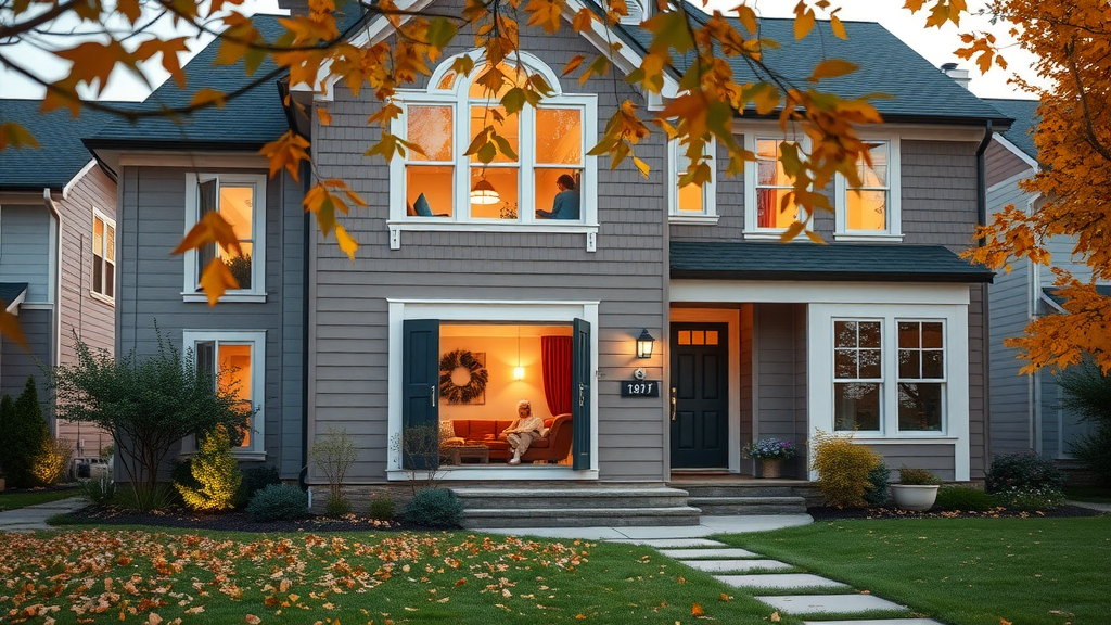 Modern Chesterfield home with energy efficient heating, cozy family inside