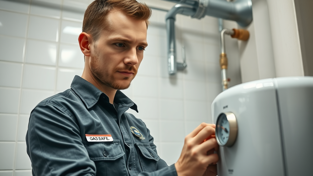 gas safe registered plumber boiler repair chesterfield