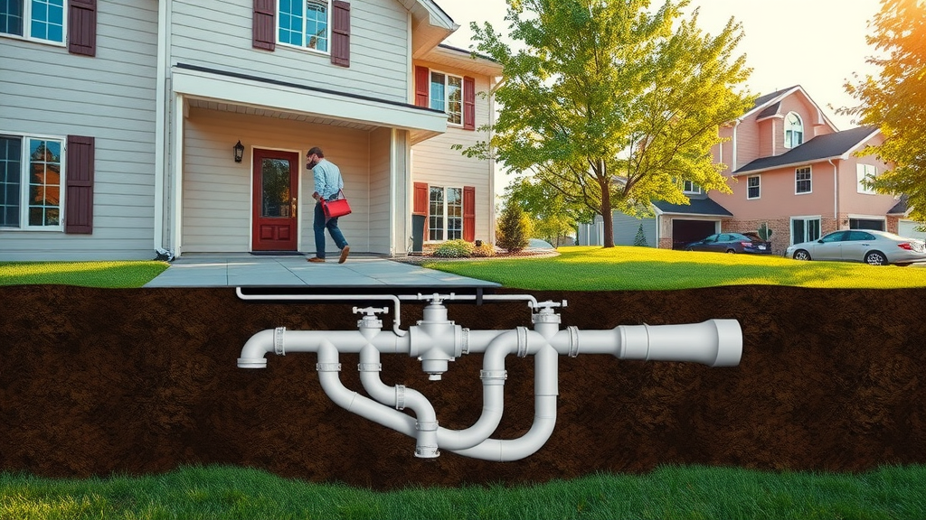 chesterfield drain cleaning services modern residential home exterior with clean pipes underground, preventative care