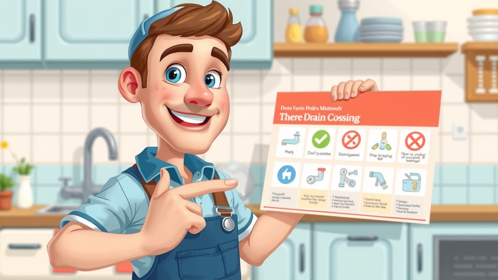 plumber explaining dos and don