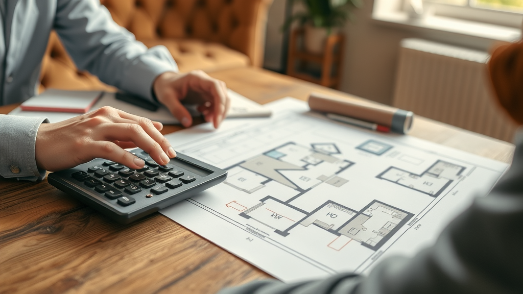 calculator and floor plan for electric underfloor heating Chesterfield installation cost estimate