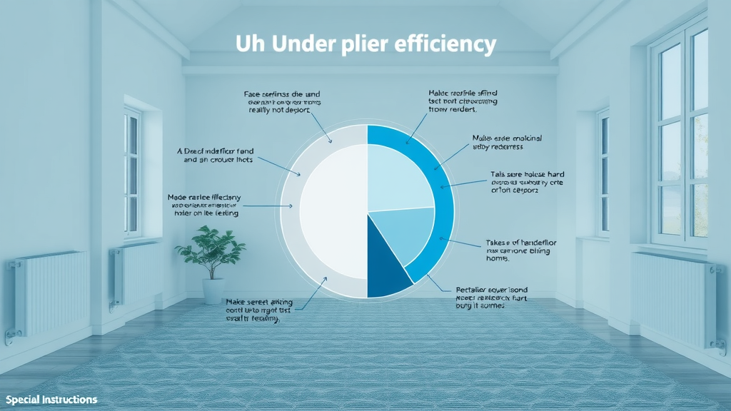 Efficiency Issues in Underfloor Heating Systems Infographic