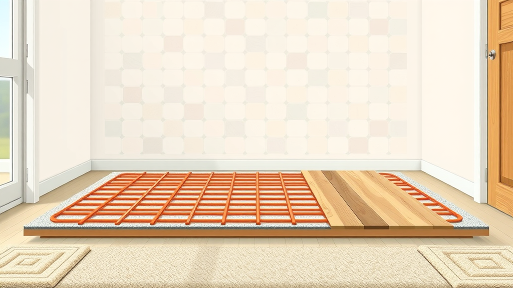 Underfloor Heating Suitability: Tile vs Carpet vs Wood Cutaway