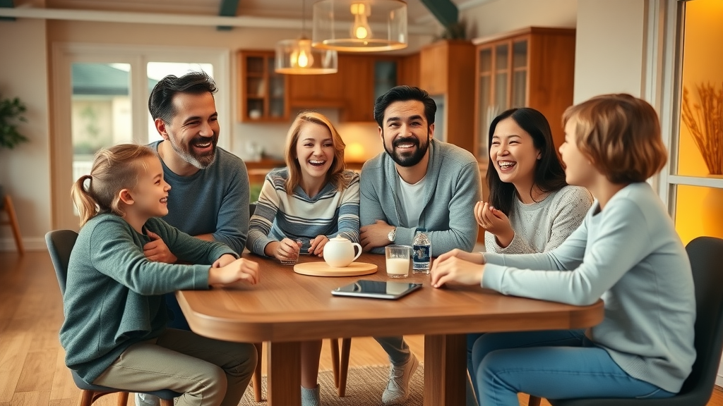 happy family lower energy bills radiant floor heating