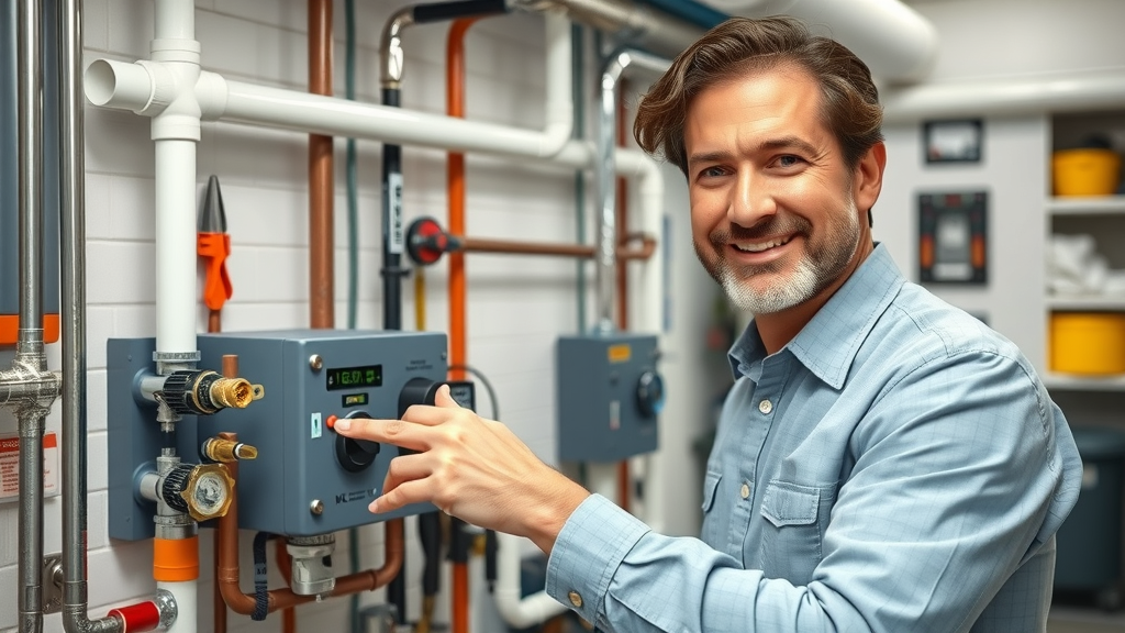 radiant floor heating system control manifold maintenance