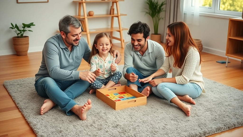 happy family enjoying heated floor savings underfloor heating cost radiant floor heat comfort