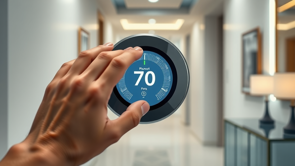 smart thermostat underfloor heating maintenance efficiency modern floor heating system