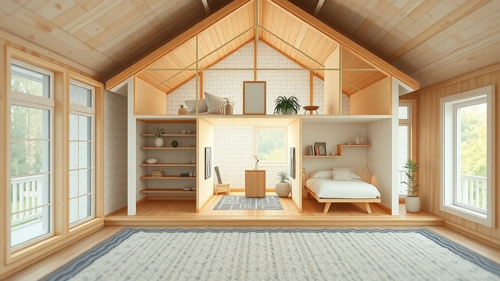 Energy-efficient home with insulation and underfloor heating layout—floor heating running cost factors