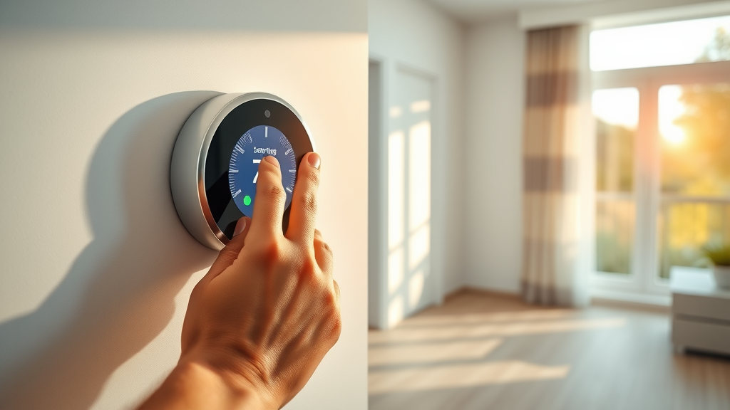 Smart thermostat to optimise underfloor heating running costs—energy saving tips