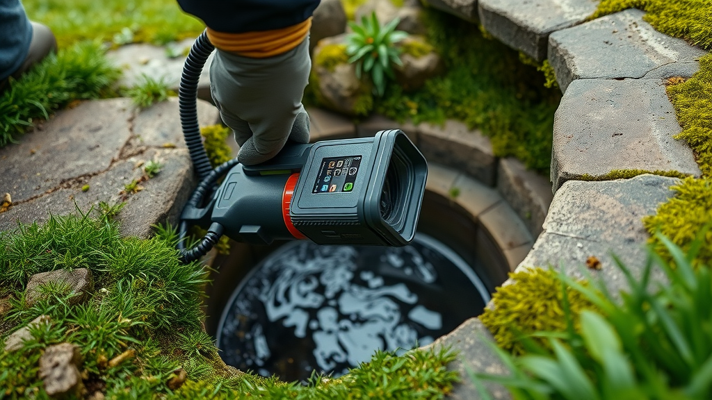 CCTV drain survey equipment in use for drainage solutions in Sheffield