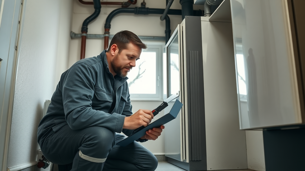 Engineer performs emergency boiler repair to restore household warmth