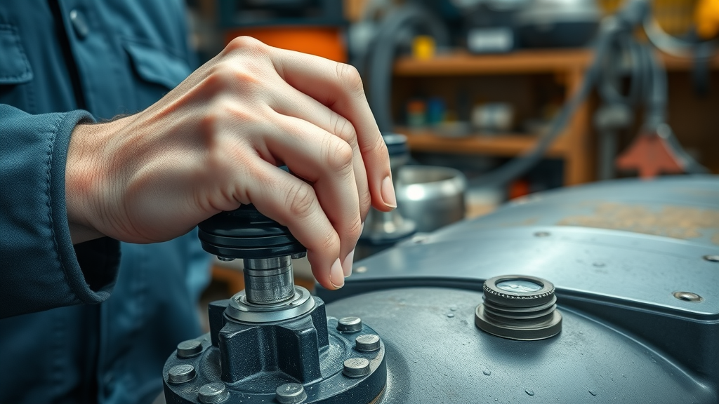 Expert technician conducts emergency boiler repair for safe heating
