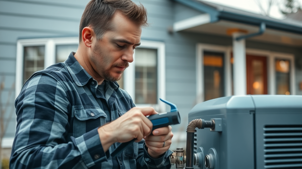 Innovative plumber integrating new technology for future-ready plumbing business management
