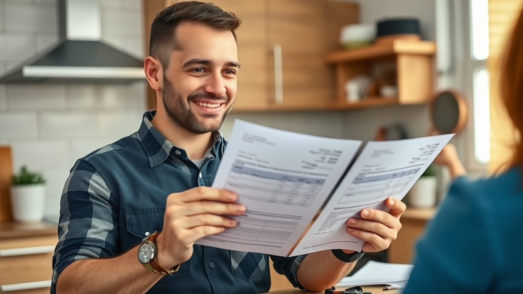 Plumber explaining transparent plumbing service pricing, reinforcing trust in plumbing emergency management